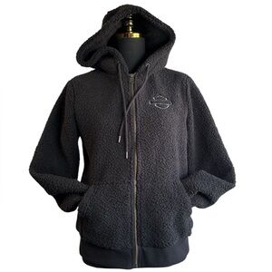 Harley Davidson Sherpa Hooded Jacket Women’s Medium